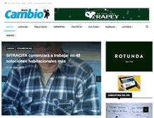 Tablet Screenshot of diariocambio.com.uy